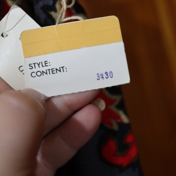 Vintage Midi Skirt Adam Yves Colorful Floral Gray Skirt 18 - Picture 10 of 11